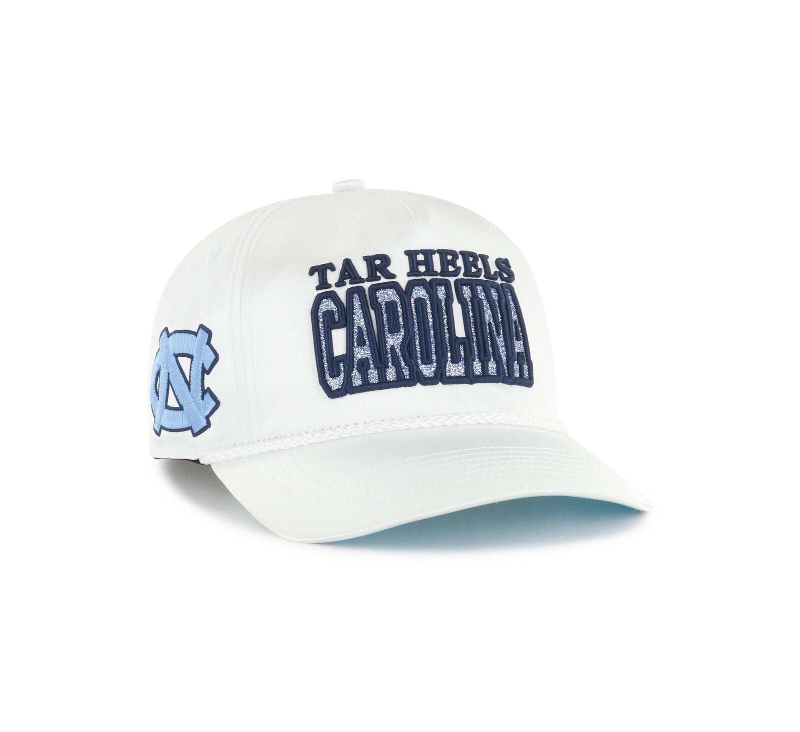 Женская кепка '47 Brand White North Carolina Tar Heels Outspoken Hitch Adjustable