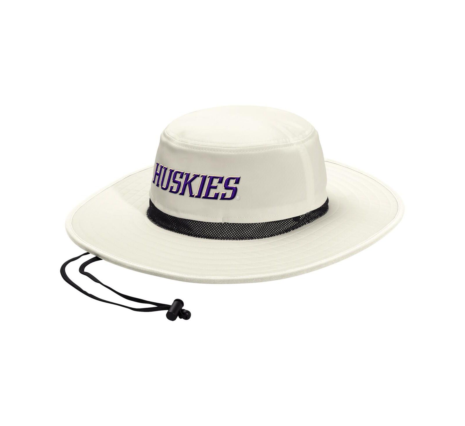 Adidas Men's and Women's Cream Washington Huskies Wide Brim Boonie Bucket Hat