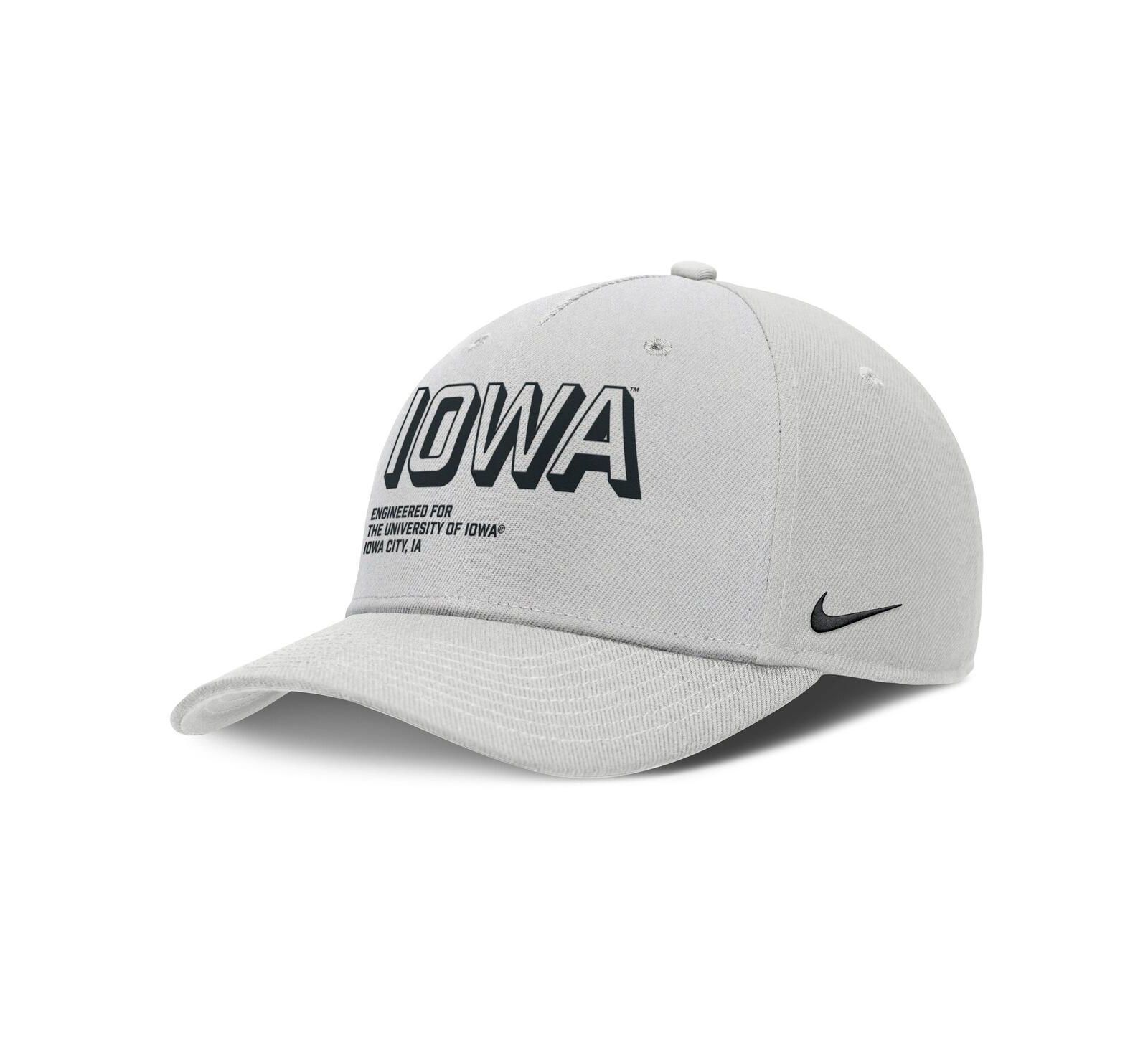 Мужская кепка Nike Iowa Hawkeyes 2025 Sideline Dust Pinched Rise Adjustable