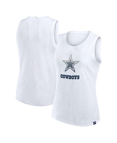 Fanatics Women's White Dallas Cowboys Slub Tank Top
