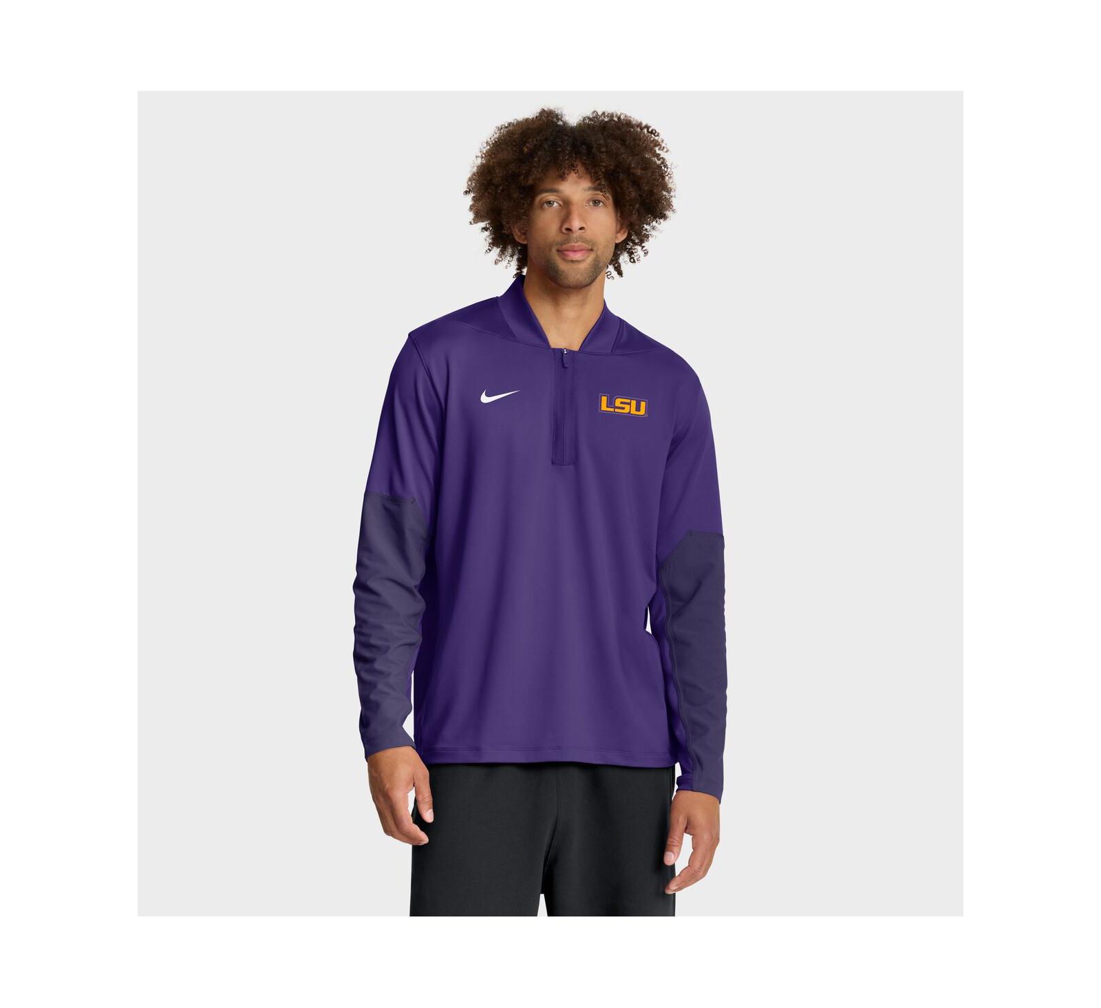 Мужская спортивная кофта Nike LSU Tigers Half-Zip