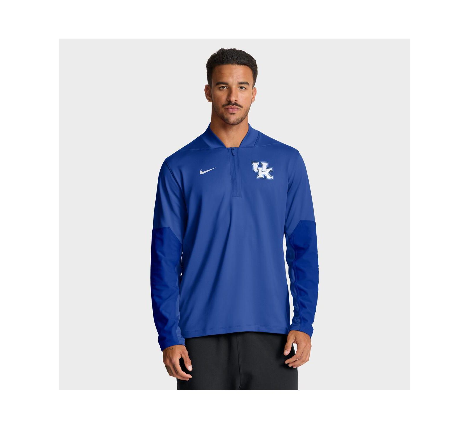 Nike Men's Royal Kentucky Wildcats One Goal Performance Half-Zip Pullover Sweatshirt