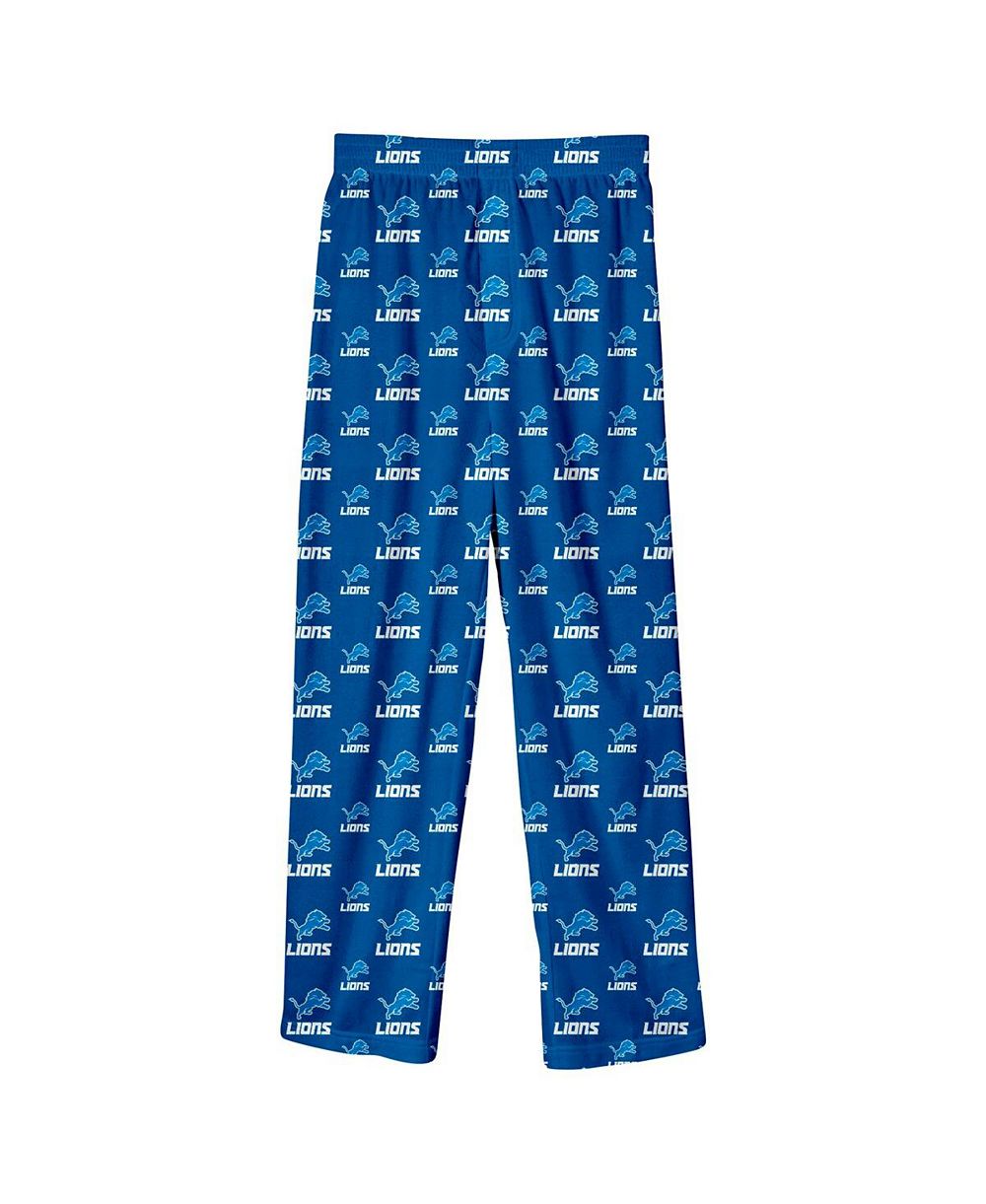 Outerstuff Детские пижамные брюки Detroit Lions Team Color Printed Blue