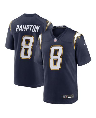 Мужская игровая джерси Nike Omarion Hampton Navy Los Angeles Chargers