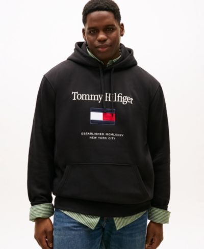 Мужское худи Tommy Hilfiger Big & Tall Embroidered Flag