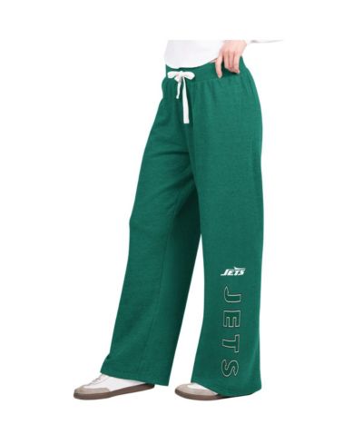 Женские широкие спортивные брюки G-III 4Her by Carl Banks New York Jets Field, зеленые