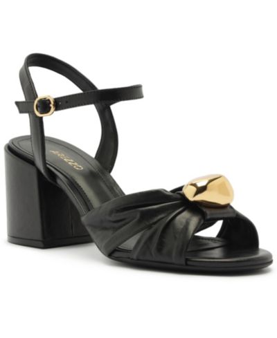 Женские сандалии Arezzo Flora Mid Block Heel