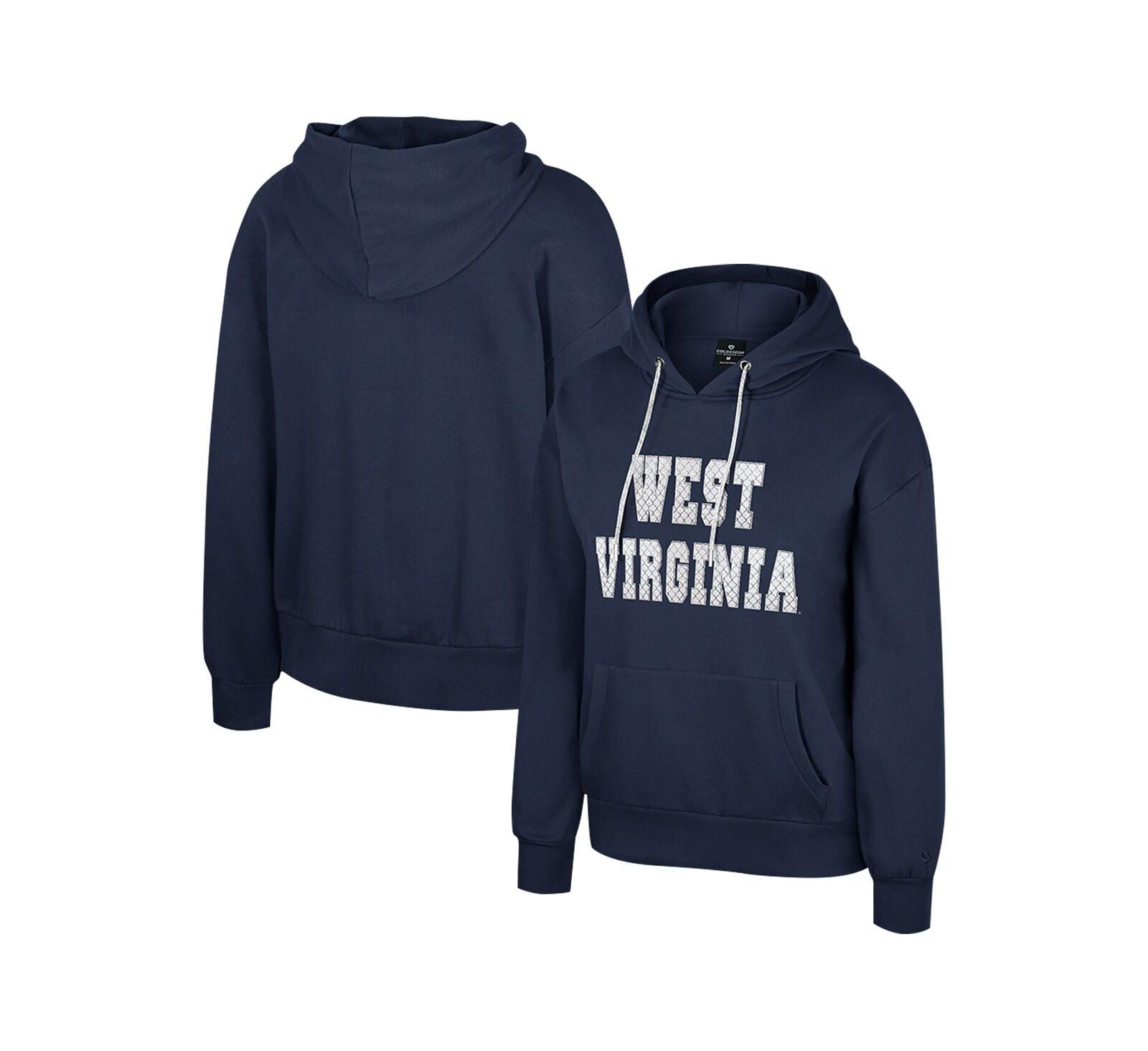 Женская толстовка Colosseum Navy West Virginia Mountaineers
