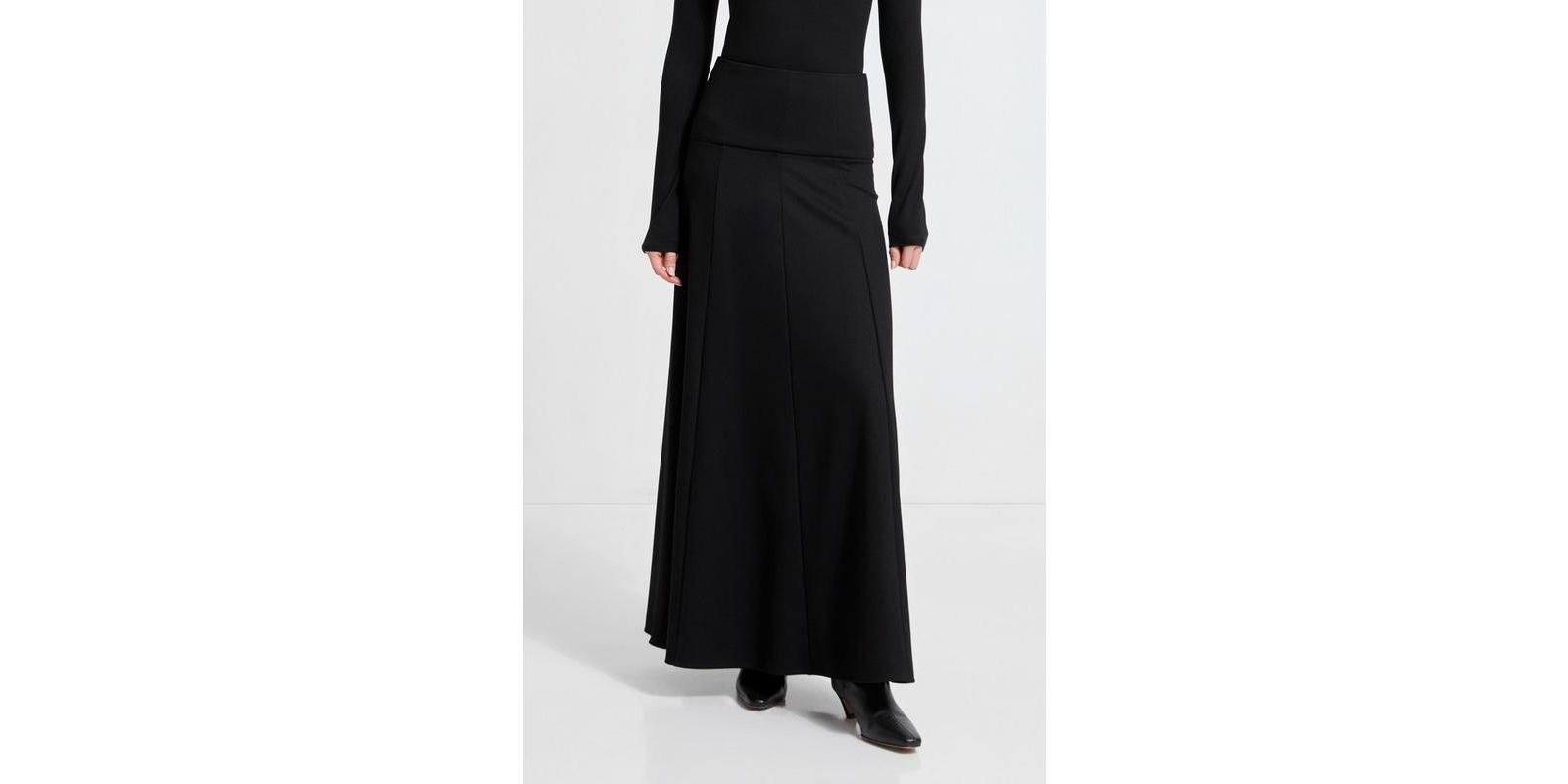 Marcella Women's India Wide-Waistband Sculpted Fitted Pencil Skirt