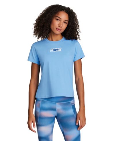 Reebok Women's Short-Sleeve Crew Neck Pull-On T-Shirt