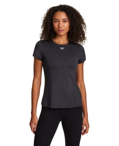 Женская спортивная футболка Reebok Marled Crewneck Performance