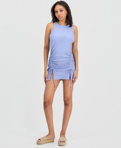 Женское платье-туника Miken Juniors' Front-Ruched Cover-Up Tank Dress