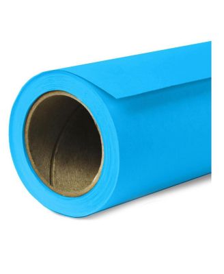 Savage 26"x36' Widetone Seamless Background Paper - Blue Jay, Single