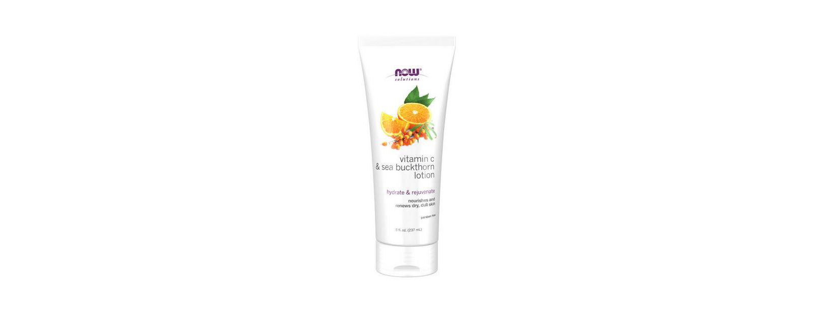 Лосьон NOW Foods Vitamin C and Sea Buckthorn, 8 oz