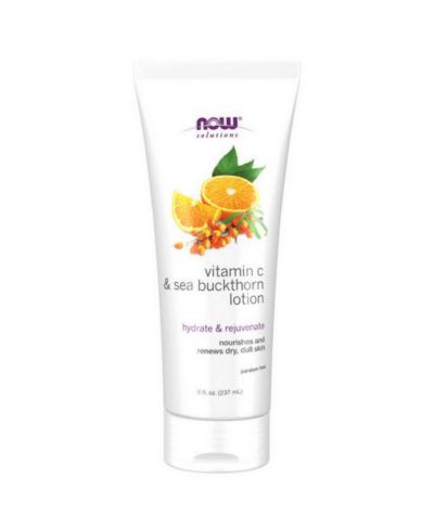 NOW Foods Vitamin C and Sea Buckthorn Lotion ,8 oz
