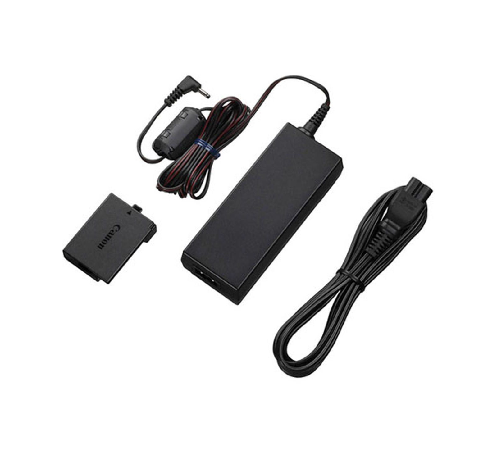 Canon ACK-E10 AC Adapter and DC Coupler Kit Compatible with Canon EOS Rebel T100, T3, T5, T6, T7