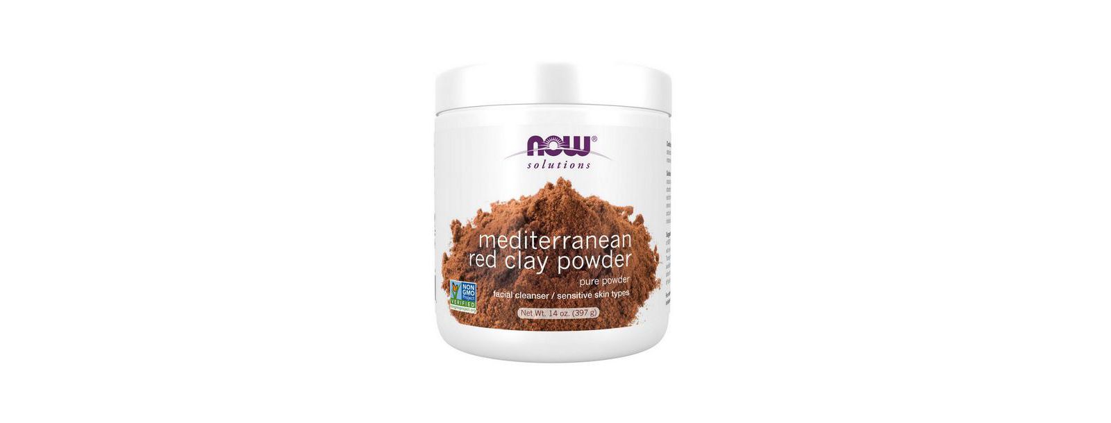 NOW Foods красная глина Moroccan, 14 Oz