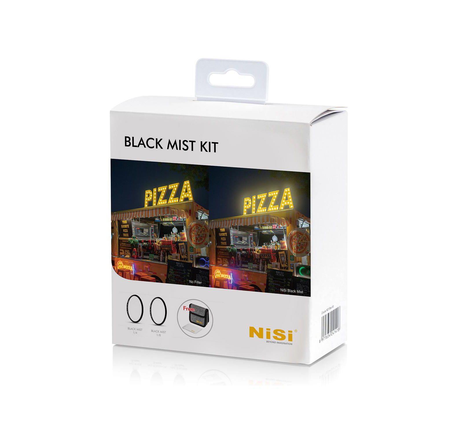 NiSi Black Mist Kit with 1/4, 1/8 Filter and Case - 55mm