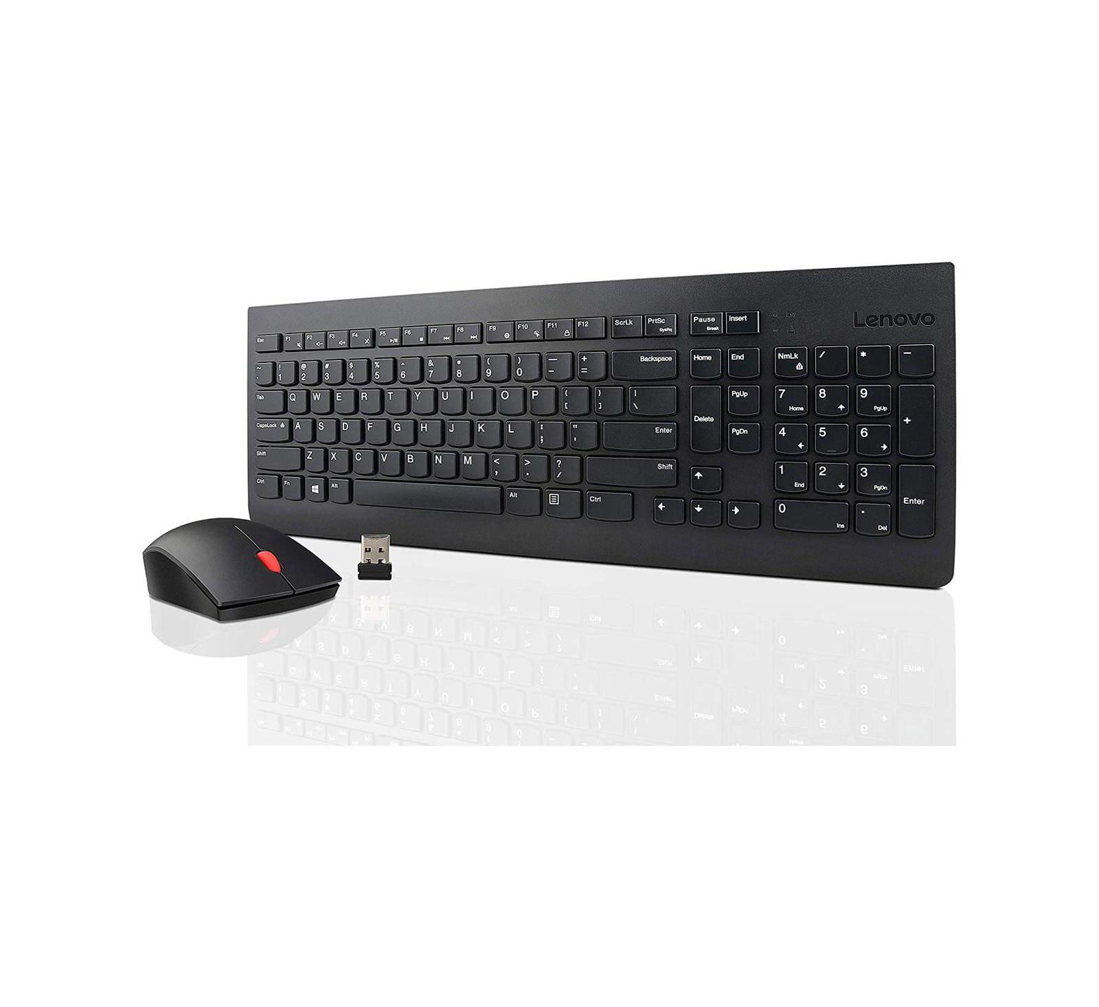 Lenovo 510 Wireless Keyboard and Mouse Combo, Black