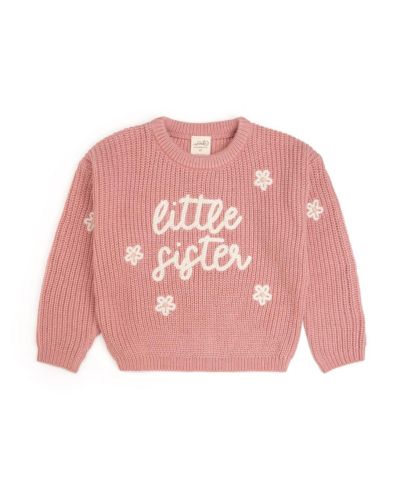 Sweet Wink Little Girls Little Sister Knit Sweater