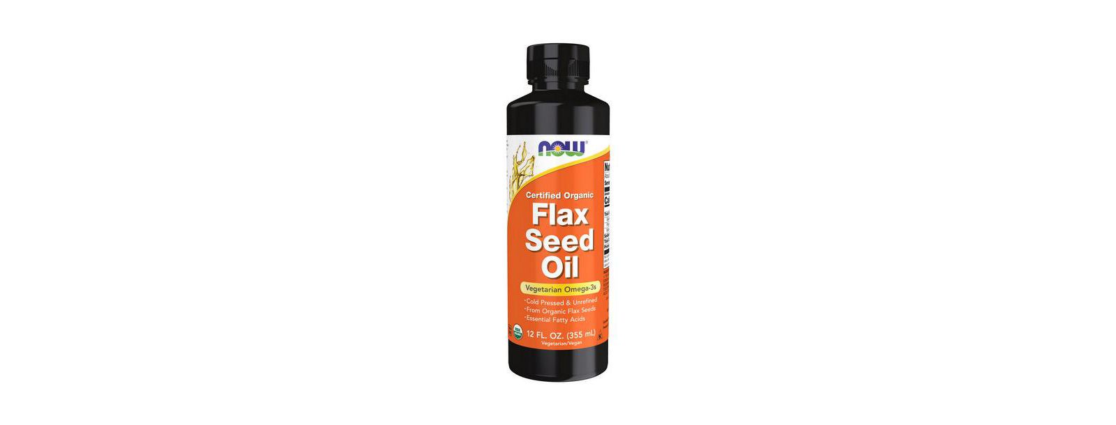 NOW Foods Льняное масло, 12 OZ