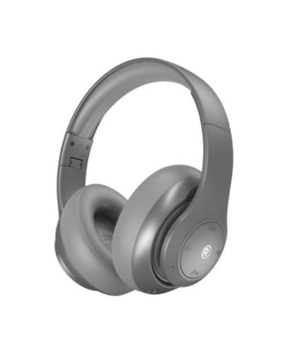 Беспроводные наушники RadioShack Bluetooth 5.4 Over The Head с управлением на чаше и перезаряжаемым аккумулятором 400 mAh Silver