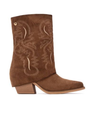XTI Женские ботильоны Suede Foldover