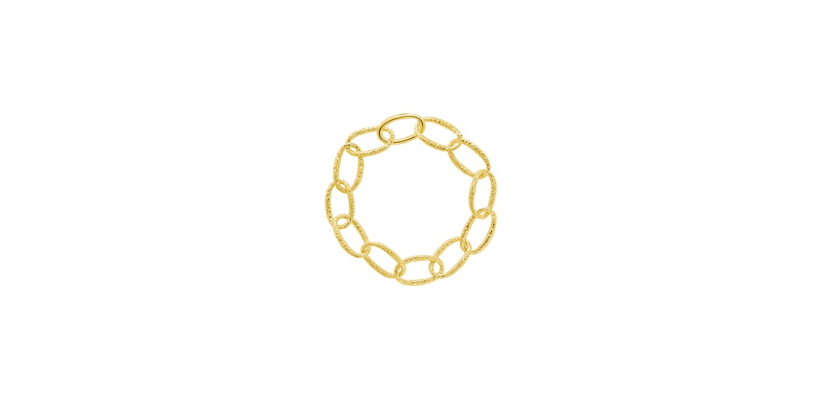 Linked Hula Bracelet in Vermeil