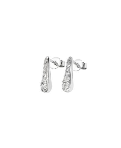 Skinny Drip Studs with topaz