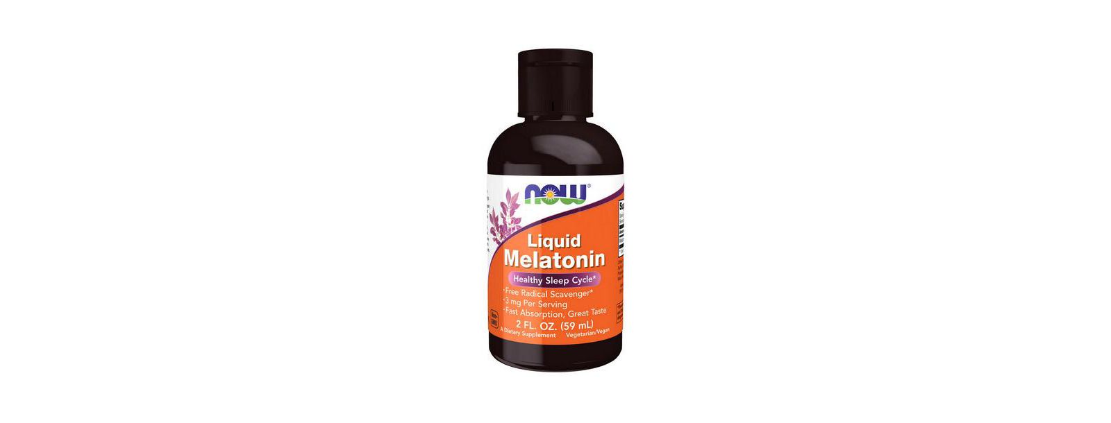 Жидкий мелатонин NOW Foods, 3 mg, 2 Oz