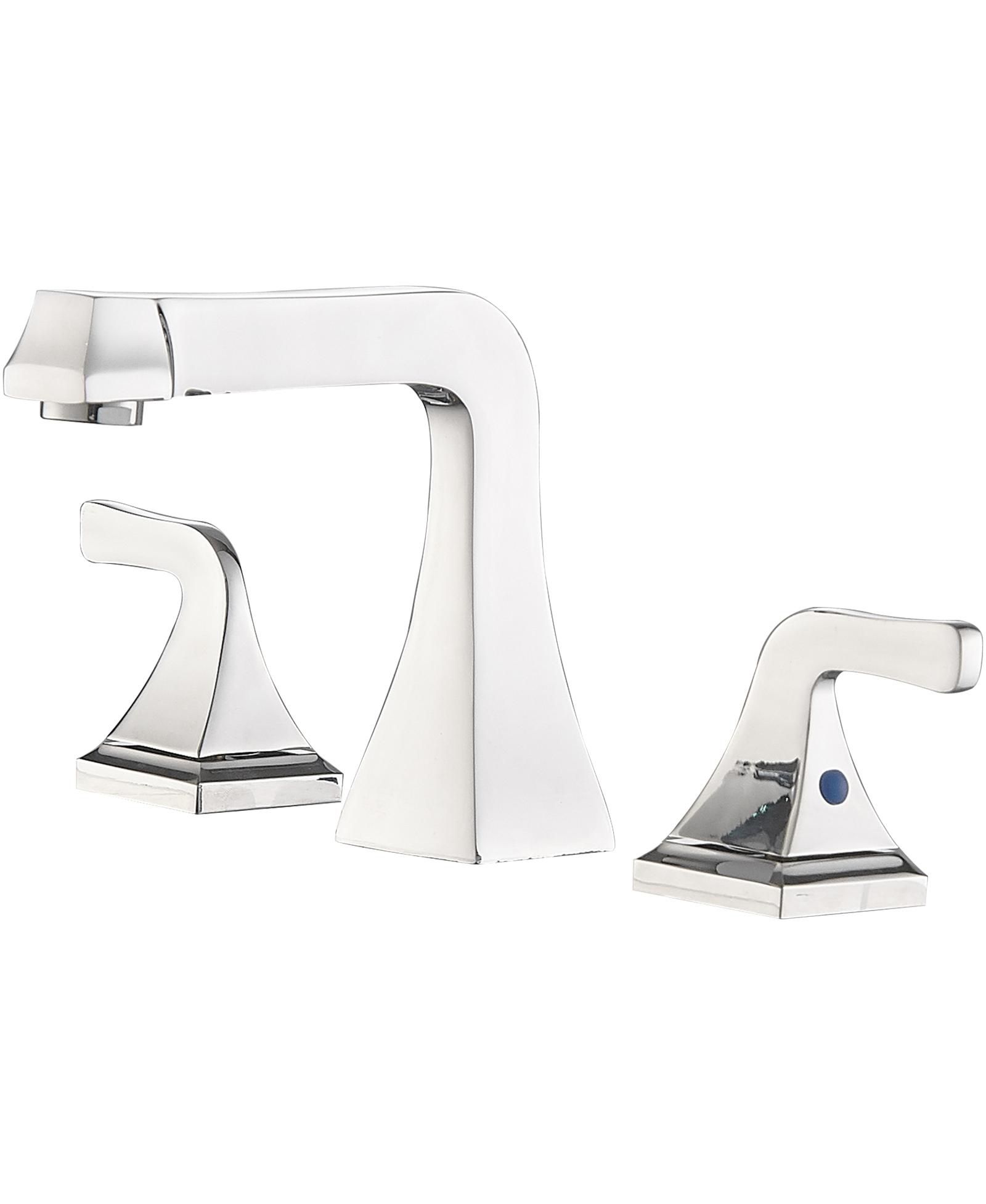 Смеситель для ванной Greenspring 8 in. Widespread Double Handle с набором слива Pop-up