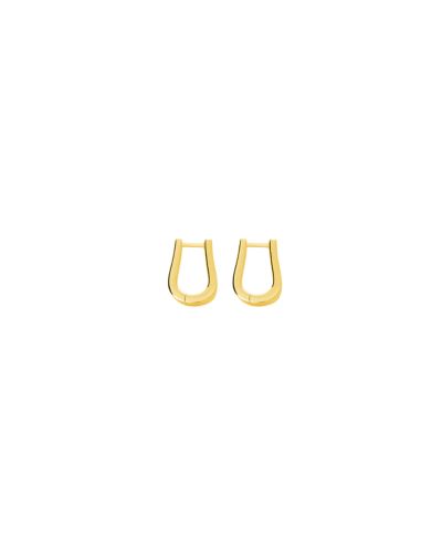 Серьги-кольца Petal Hoops в покрытии Vermeil
