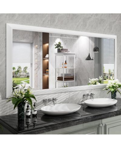 Amorho зеркало для ванной комнаты, 72" x 32", металлическая рама