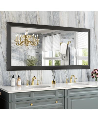Amorho настенное зеркало в металлической раме, 60" x 28"