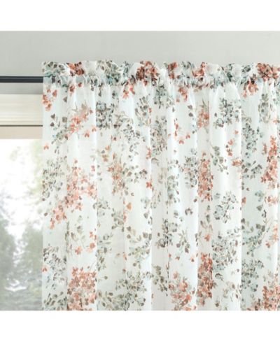 Штора No. 918 Alethea Floral Print Crushed Voile Sheer