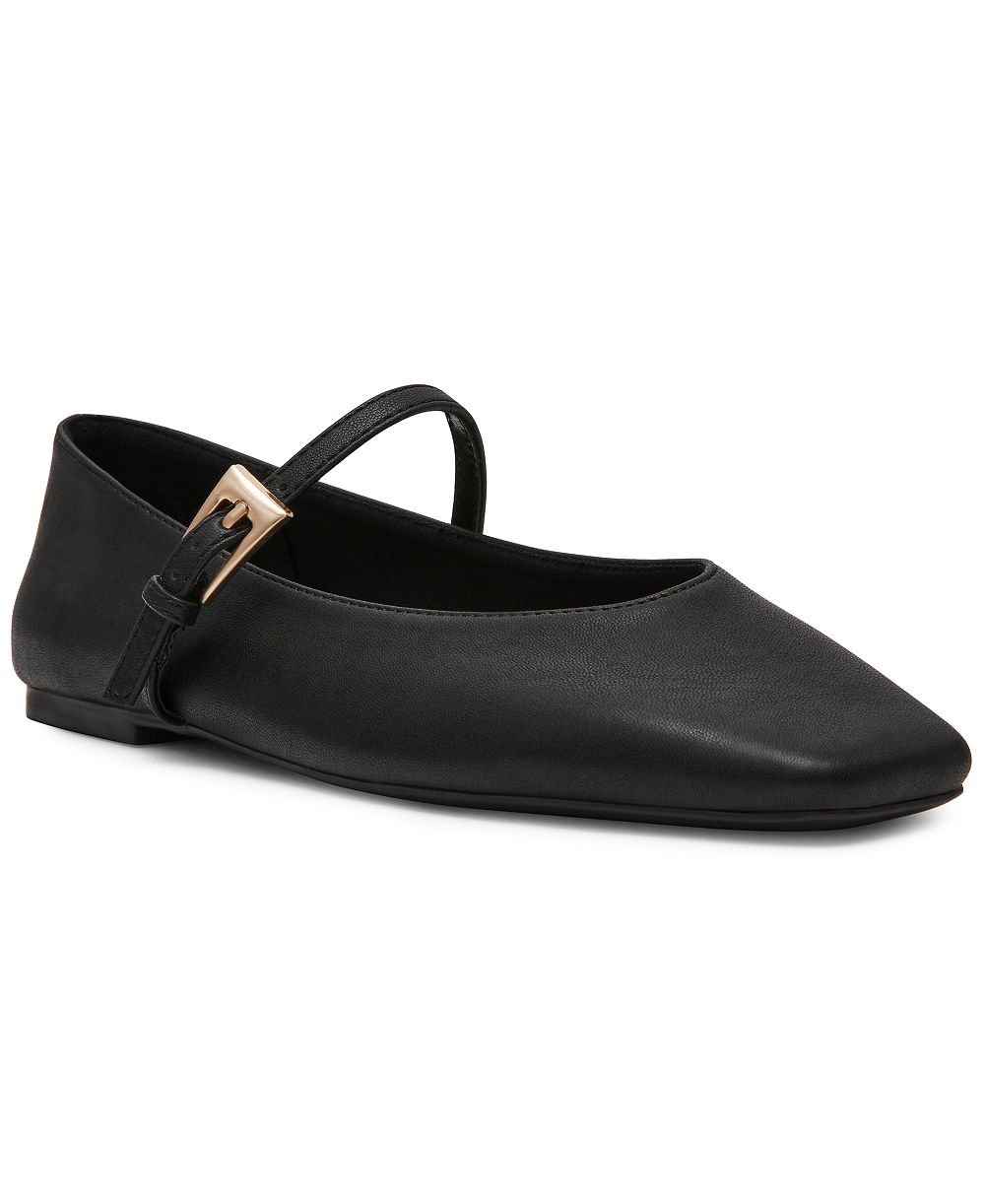 DV Dolce Vita Women's Fabes Buckle Mary Jane Flats