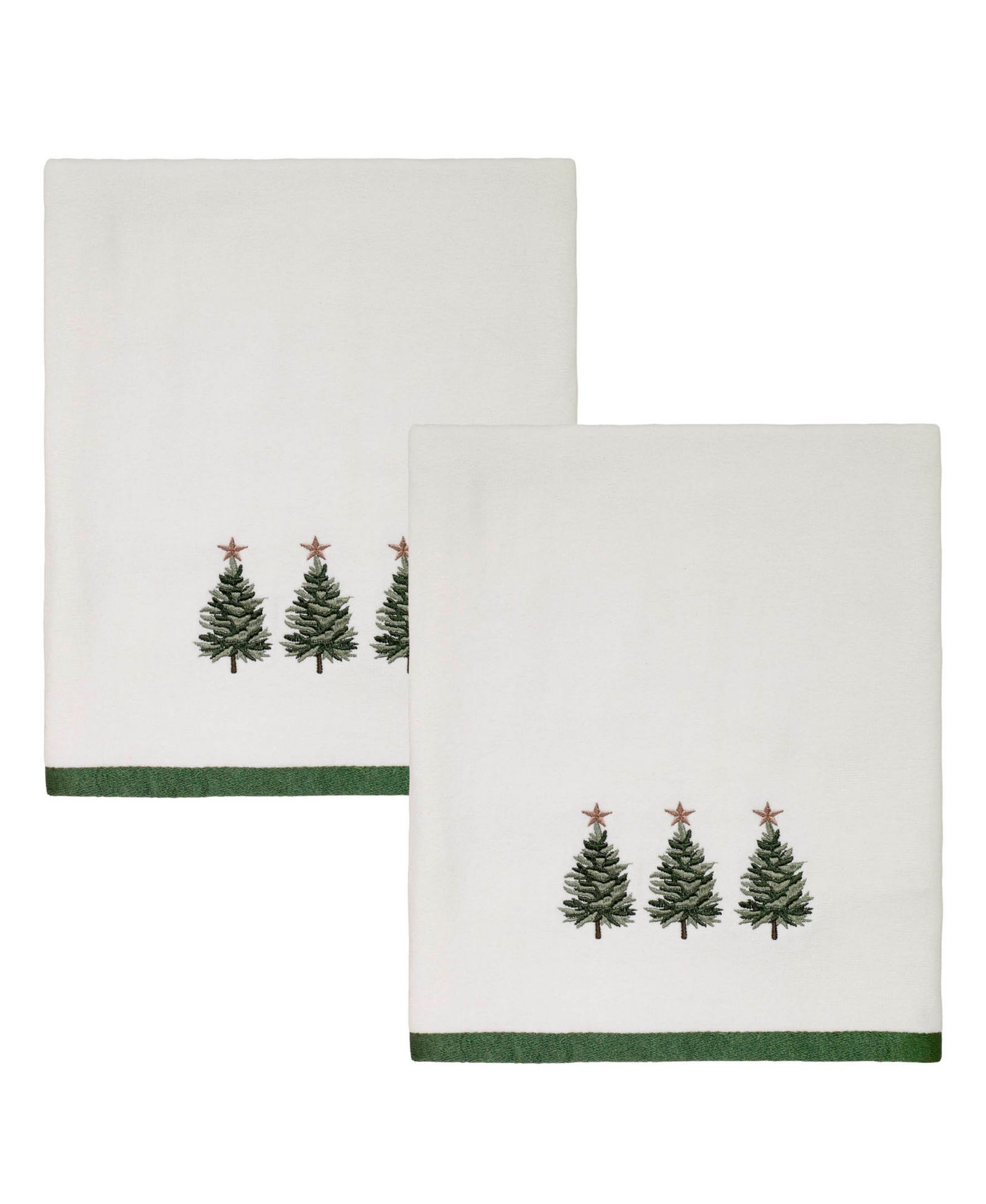 Avanti Trees Cotton 2-Pc. Bath Towel Set, 50" x 27"