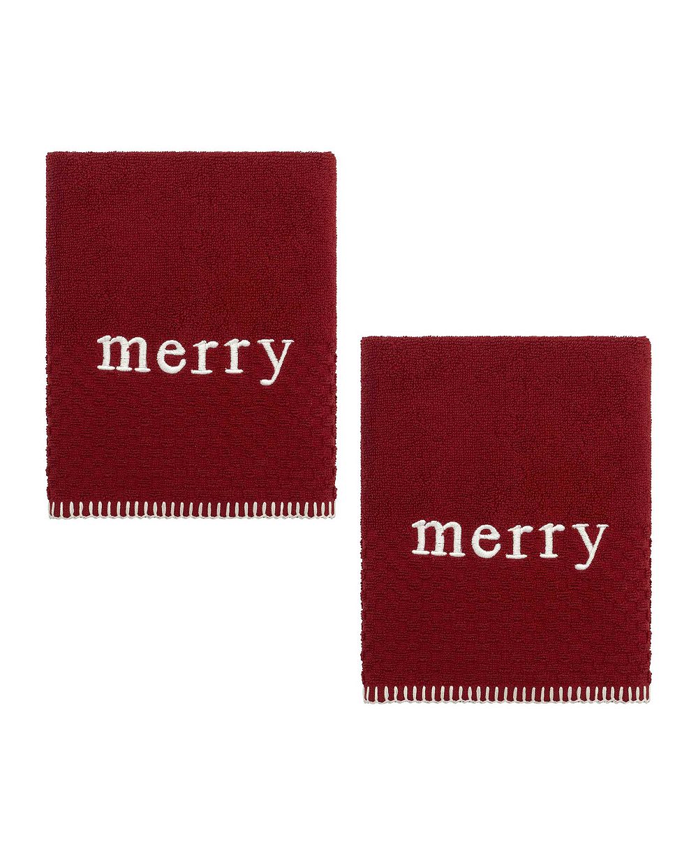 Набор хлопковых полотенец для рук Avanti Merry, 2 шт., 28" x 16"