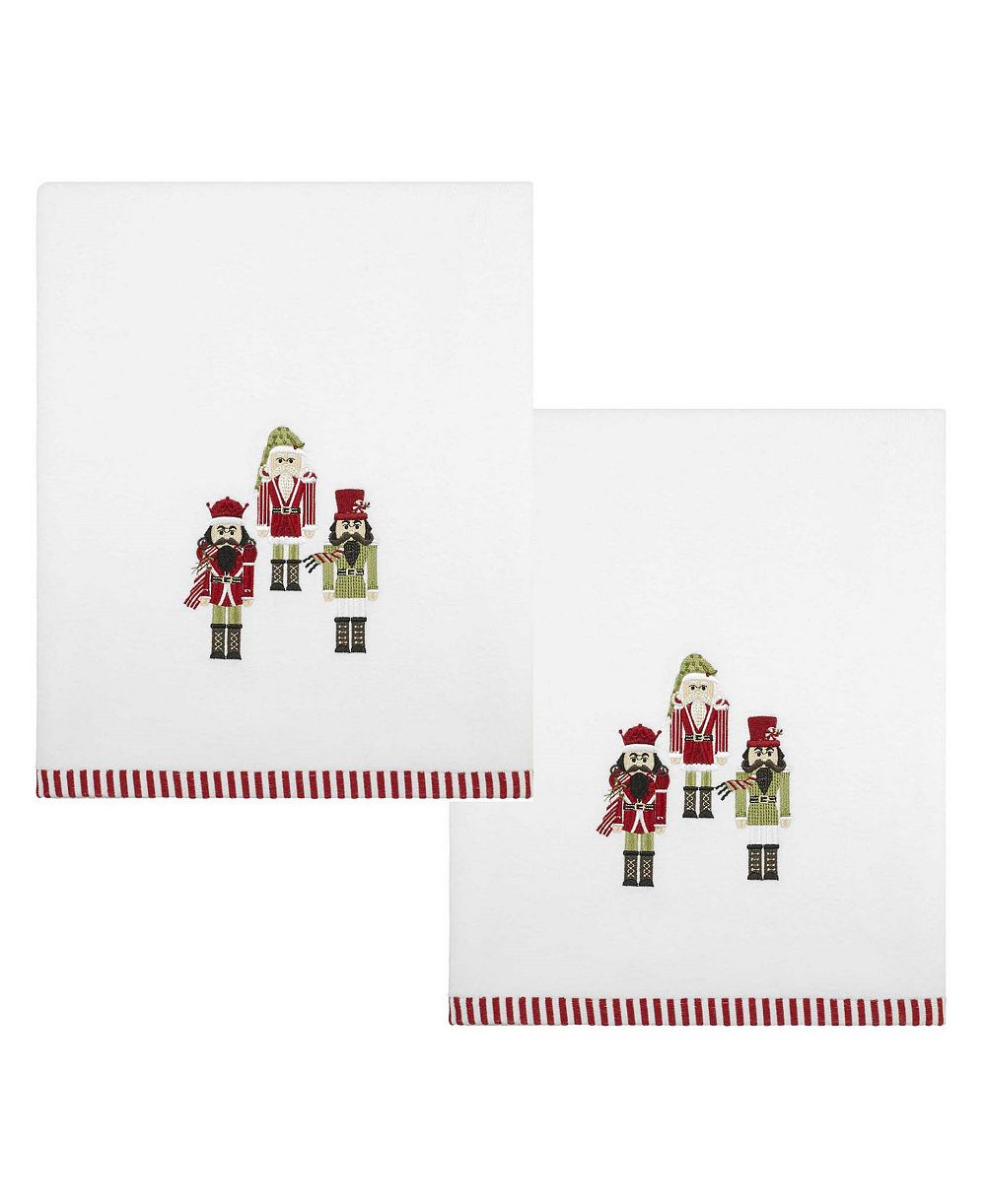 Набор банных полотенец Avanti Peppermint Nutcracker Cotton 2-Pc. 52" x 27"
