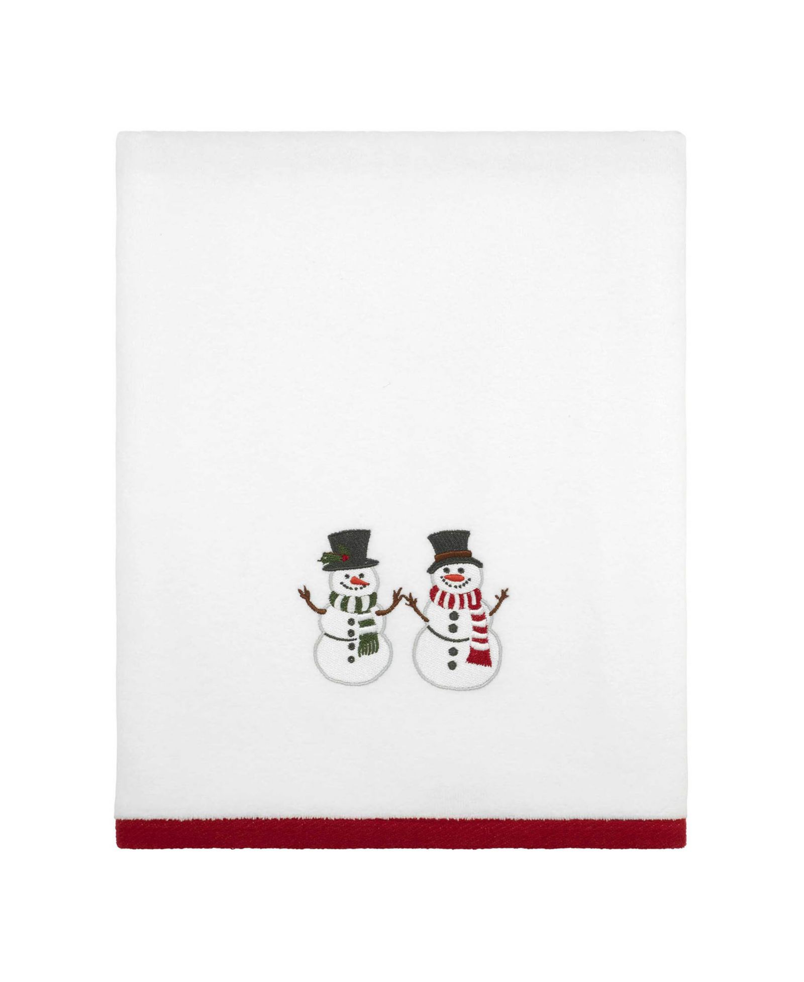 Avanti Winter Snowman Cotton Bath Towel Set, 50" x 27"