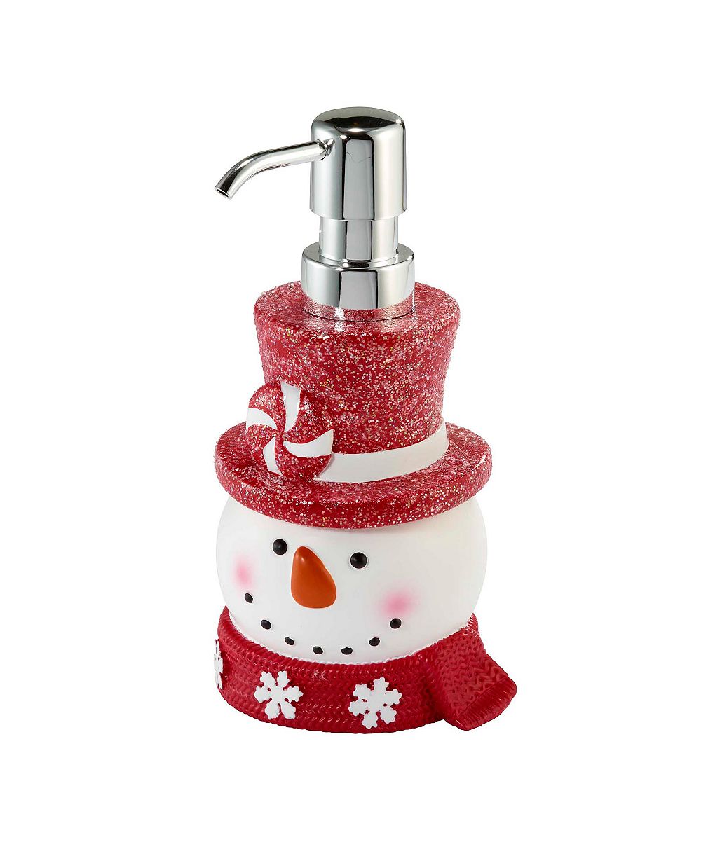 Дозатор для лосьона Avanti Candy Snowman Resin