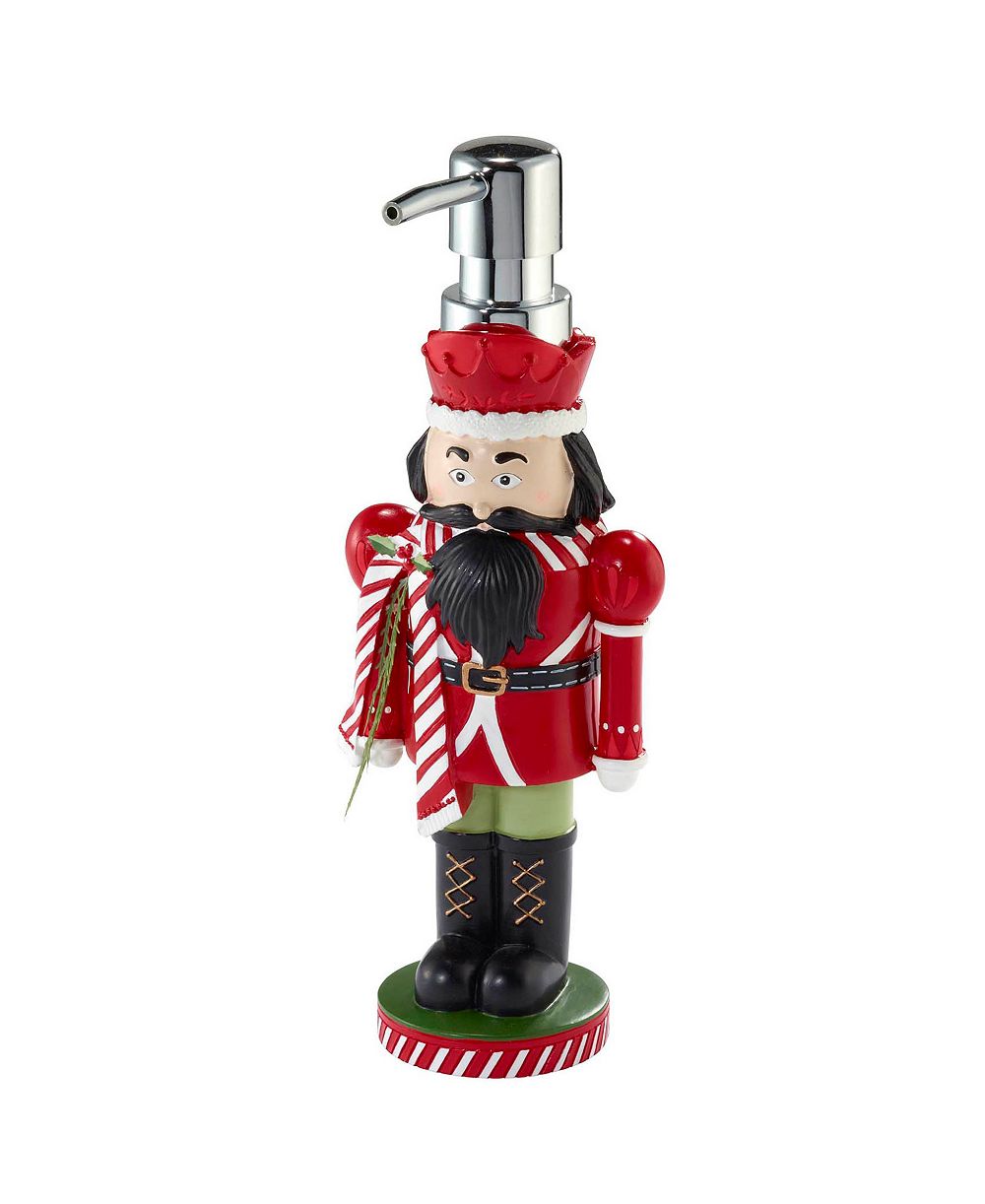 Диспенсер для лосьона Avanti Peppermint Nutcracker из смолы