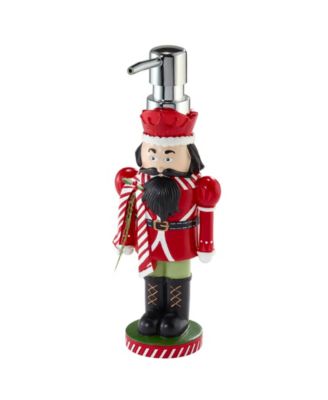 Диспенсер для лосьона Avanti Peppermint Nutcracker из смолы