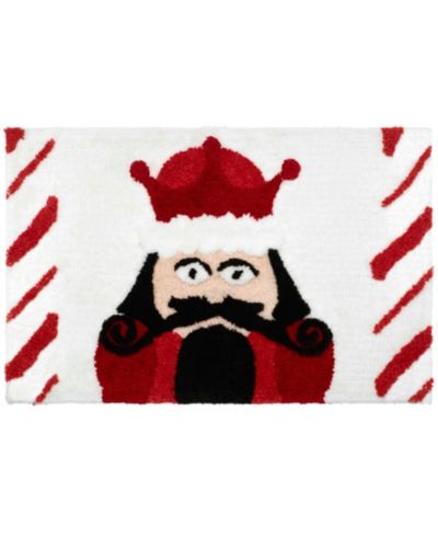 Коврик для ванной Avanti Peppermint Nutcracker Polyester, 30" x 20"