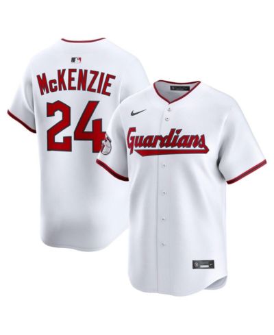 Nike Men's Triston McKenzie White Cleveland Guardians Home Limited Player Jersey