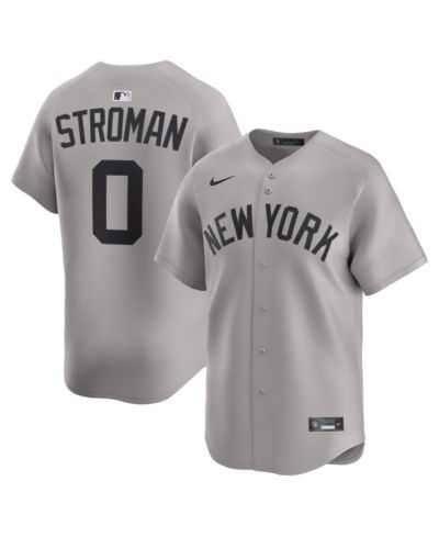 Nike Men's Marcus Stroman Gray New York Yankees Road Limited Player Jersey