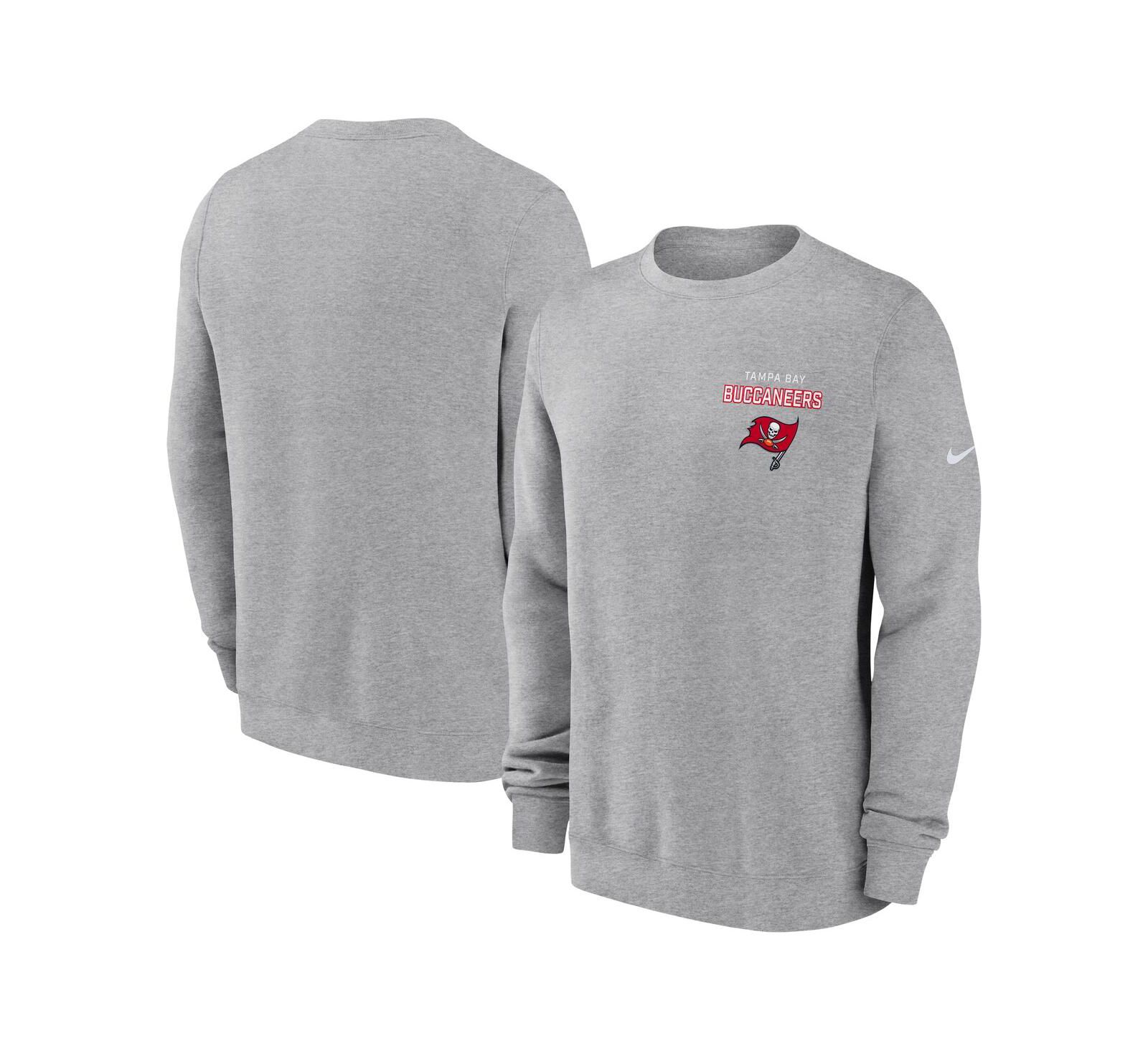 Nike Мужской серый свитшот Nike Tampa Bay Buccaneers Primetime Club Fleece