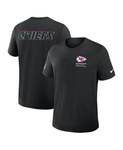 Nike Men's Black Kansas City Chiefs Tall 2025 NFL Crucial Catch Tri-Blend Dri-FIT T-Shirt