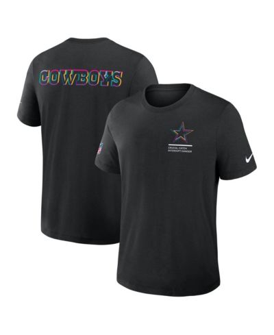 Nike Men's Black Dallas Cowboys Tall 2025 NFL Crucial Catch Tri-Blend Dri-FIT T-Shirt