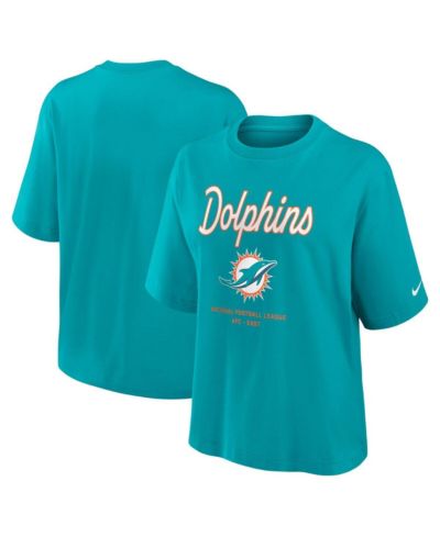 Nike Женская футболка relaxed boxy с принтом Miami Dolphins